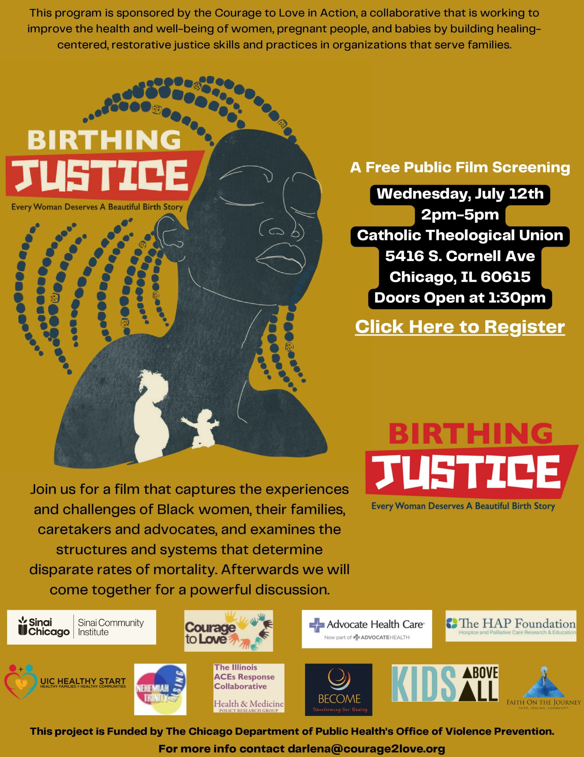 Birthing Justice Screening Flyer_